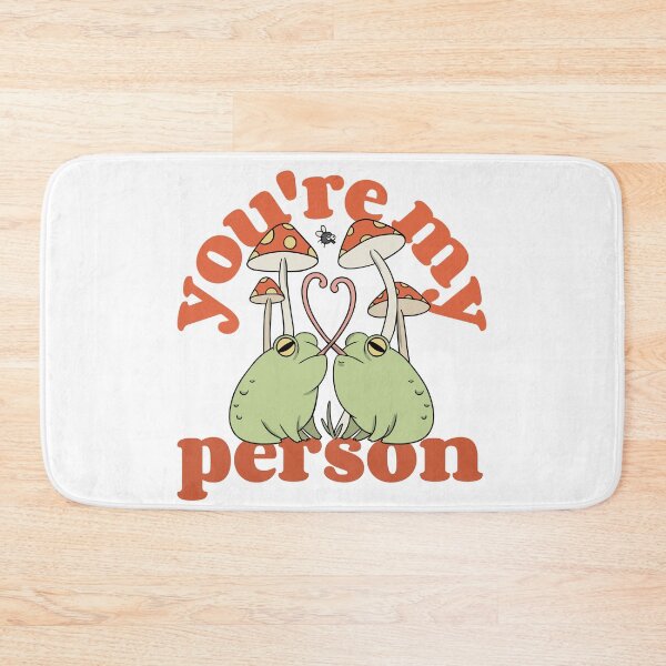 Item preview, You're My Person Quote with Frogs designed and sold by ZenStitchMotifs.