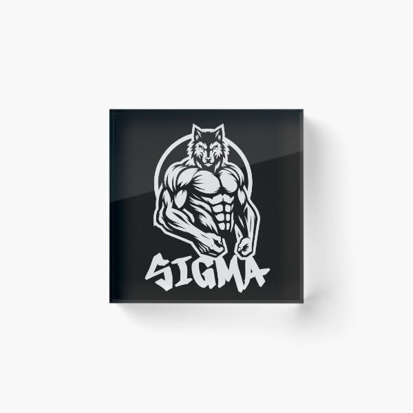 Item preview, Sigma Male Wolf Funny Sarcastic Quotes Witty Jokes designed and sold by Chmielayka.