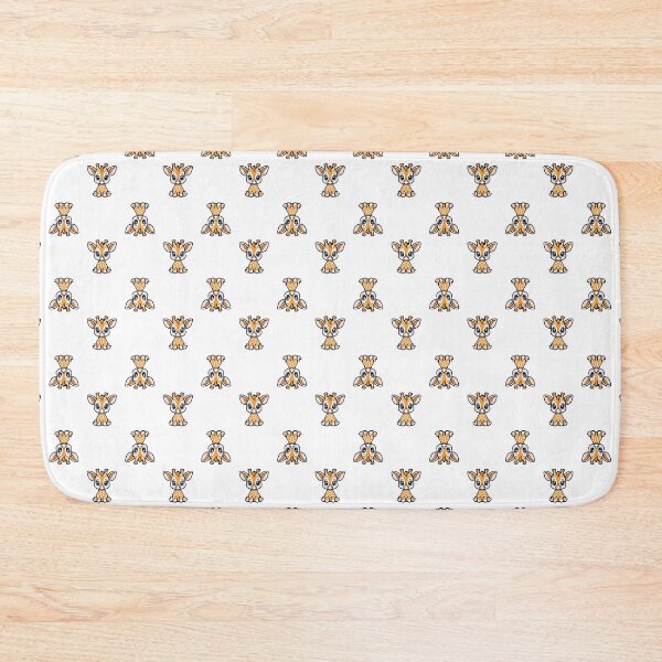 Item preview, Adorable Sitting Baby Giraffe Illustrated Pattern, Safari Animal Design designed and sold by StickerinoShop.