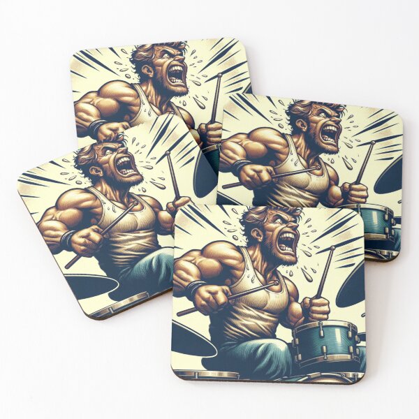 Item preview, Furius drummer designed and sold by JPdesignPunk.