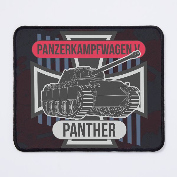 Item preview, Pz-v Panther against the background of the Iron Cross designed and sold by FAawRay.