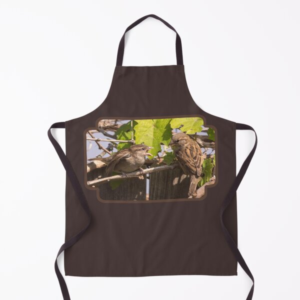Item preview, Feeding Time for Young House Sparrow designed and sold by CarolM.
