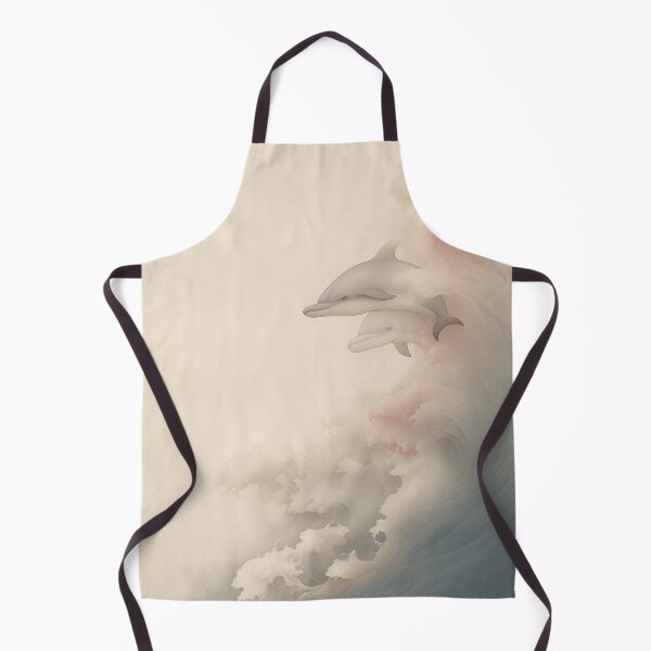 Item preview, Dolphins riding the surf designed and sold by AimaiRose.