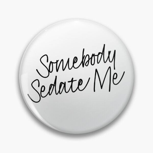 Item preview, Somebody Sedate Me designed and sold by ZenStitchMotifs.