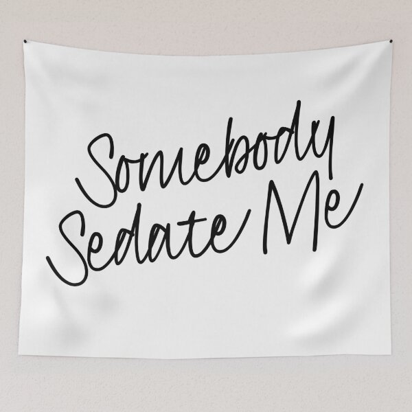 Item preview, Somebody Sedate Me designed and sold by ZenStitchMotifs.