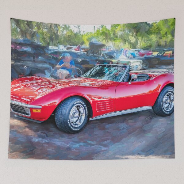 Item preview, 1971 Red Chevrolet C3 Corvette x115 designed and sold by RichFrancoCars.