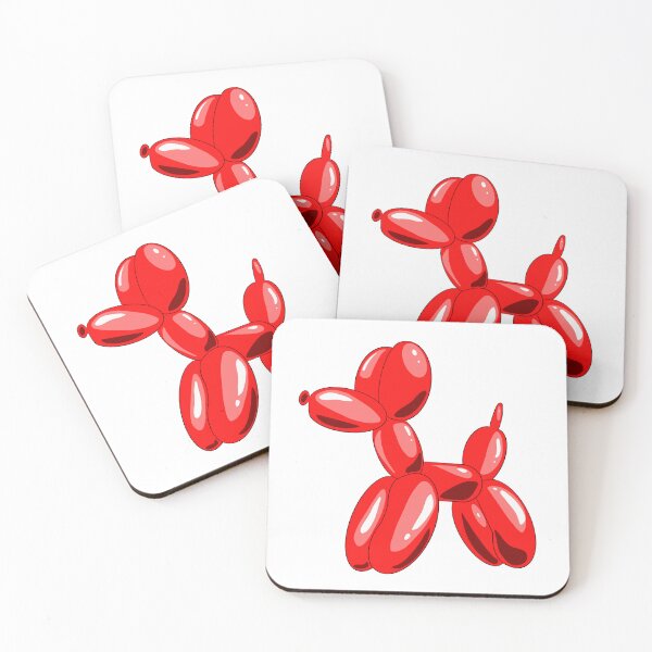 Item preview, red dog balloon designed and sold by lunathestudio.