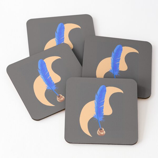 Item preview, Full Color Blue and Beige Quill designed and sold by Shieldheart-Art.