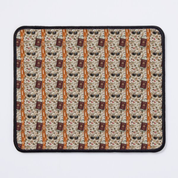 Item preview, Seamless Pattern of Travel Accessories with Passport and Sunglasses designed and sold by seelya83.