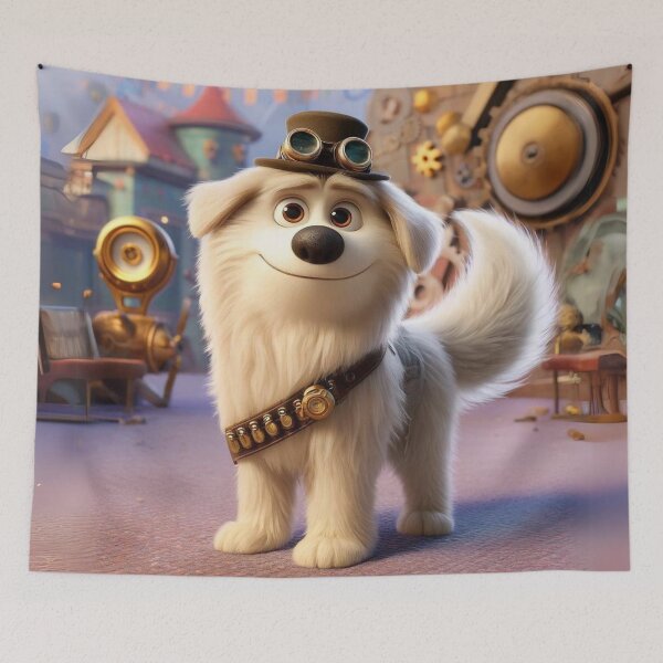 Item preview, Steampunk Akbash Dog designed and sold by Sillytoe.