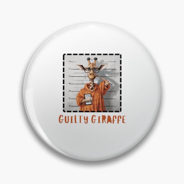 Item preview, Guilty Giraffe Mugshot designed and sold by Colorful-Garden.