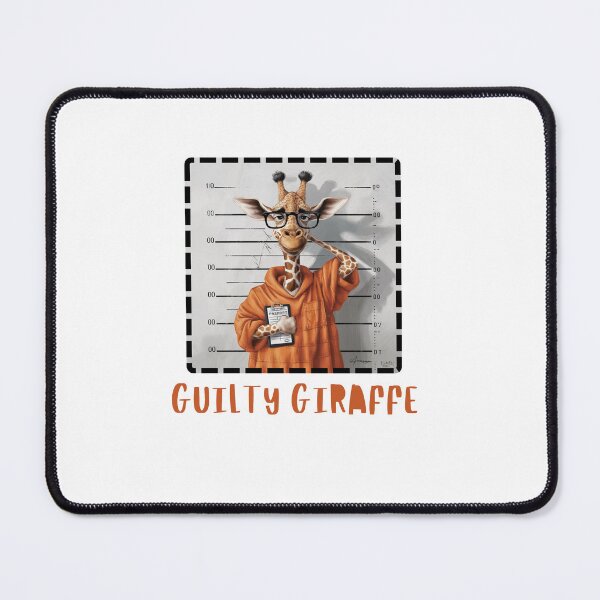 Item preview, Guilty Giraffe Mugshot designed and sold by Colorful-Garden.