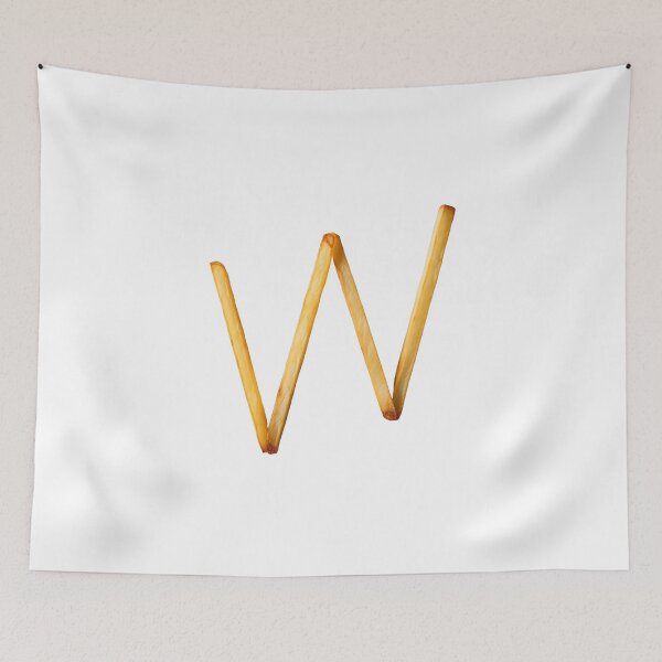 Item preview, Artistic Alphabet Fries: The Letter W in Crispy, Golden Glory designed and sold by uncoXab.