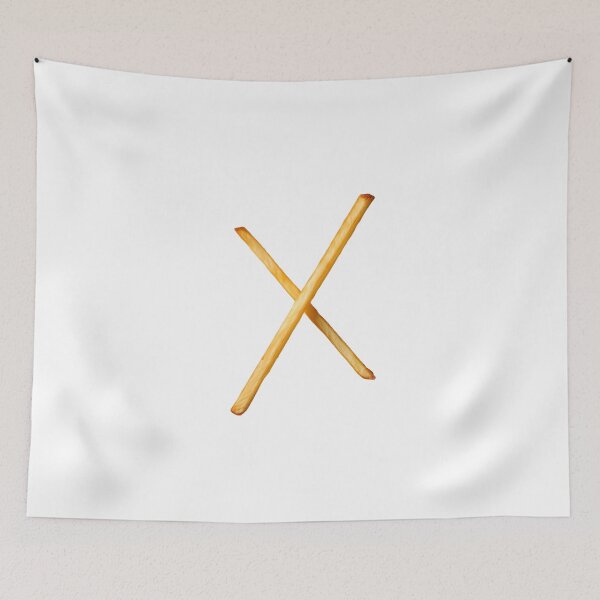 Item preview, Artistic Alphabet Fries: The Letter X in Crispy, Golden Glory designed and sold by uncoXab.