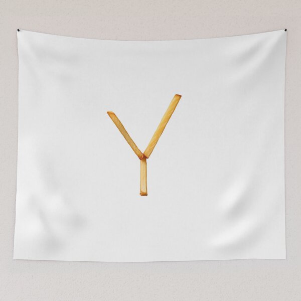 Item preview, Artistic Alphabet Fries: The Letter Y in Crispy, Golden Glory designed and sold by uncoXab.