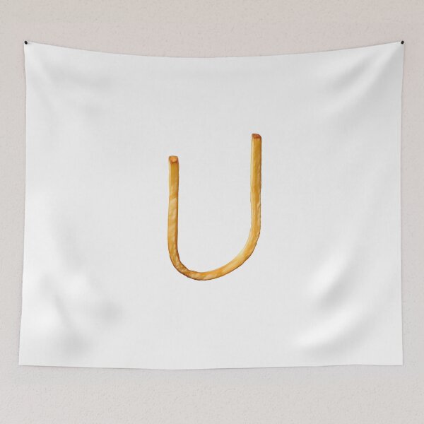 Item preview, Artistic Alphabet Fries: The Letter U in Crispy, Golden Glory designed and sold by uncoXab.