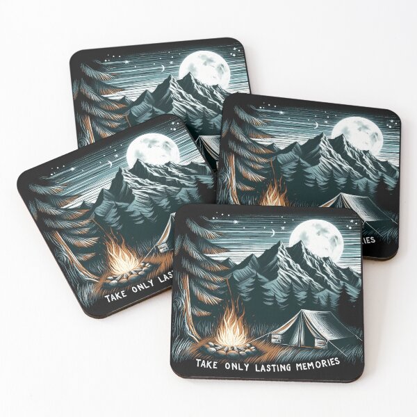 Item preview, Memories of Camping in the Moonlit Wilderness designed and sold by SportsT-Shirts.