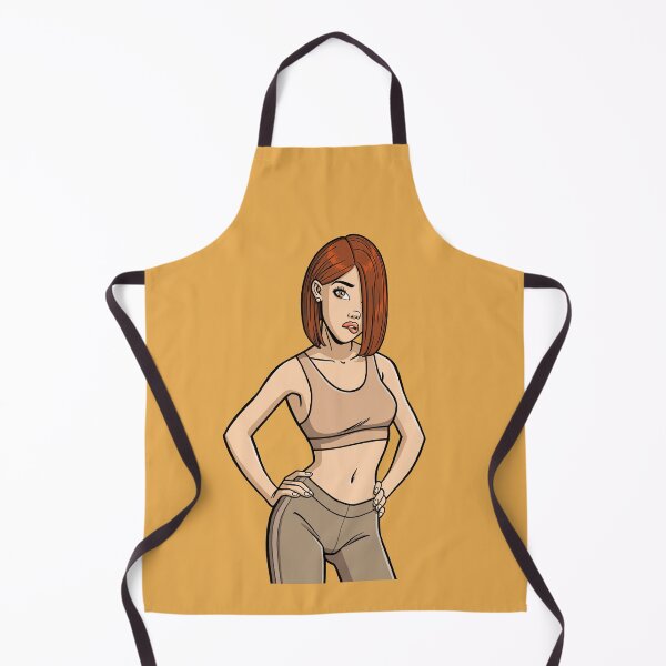 Item preview, CutiePie #16 - Sporty redhead biting her lip designed and sold by CutiePiesArt.