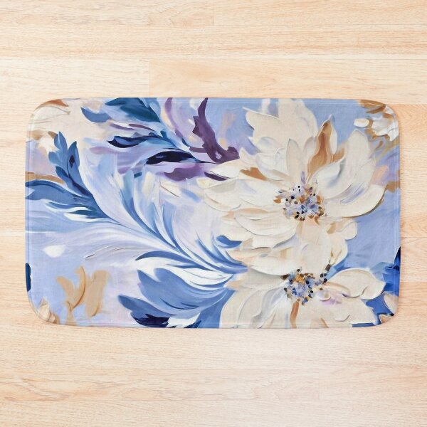 Item preview, Flowers Abstract Oil Painting designed and sold by MoodyMuseArt.