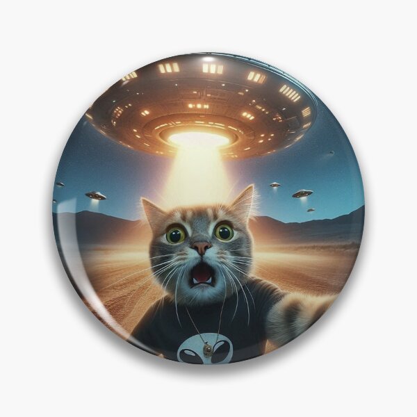 Item preview, Surprised Scared Cat Selfie designed and sold by PistachioCream.