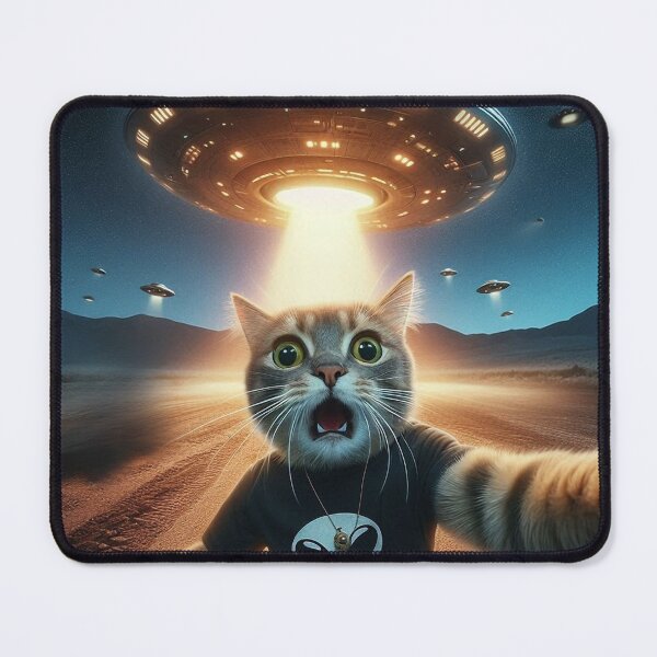 Item preview, Surprised Scared Cat Selfie designed and sold by PistachioCream.