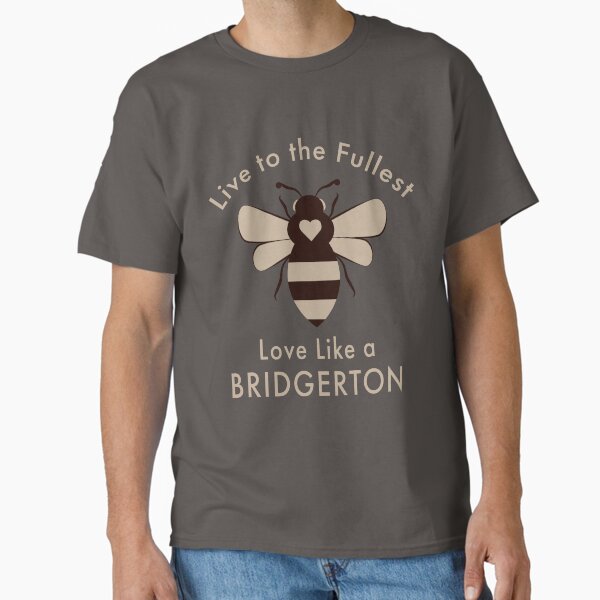 Aperçu de l'œuvre Aimer comme un BRIDGERTON - Bridgerton Bee et citation originale créée et vendue par XanderWitch Creative.