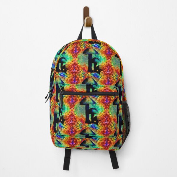 Item preview, Tie Dye Deadheads psychedelic mushrooms rainbow square designed and sold by AuroraXGreen.