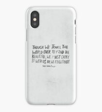 Ralph Waldo Emerson: Beautiful iPhone Case