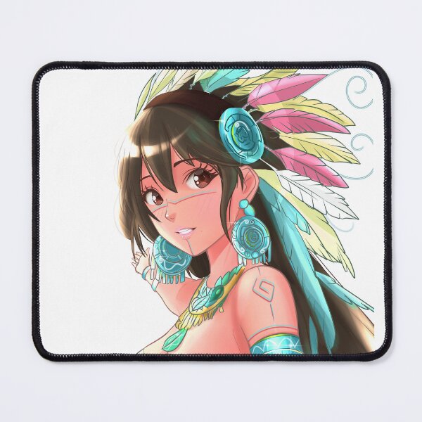 Item preview, Beautiful Pre-Columbian Anime Girl designed and sold by skedel88.