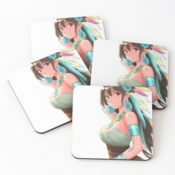 Item preview, Beautiful Pre-Columbian Anime Girl designed and sold by skedel88.
