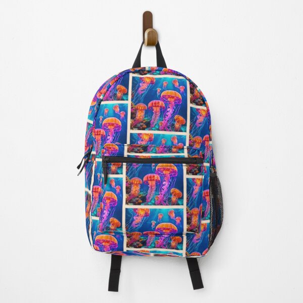 Item preview, Vibrant Underwater Jellyfish Dance designed and sold by Health And Fitness Posts e-Store.