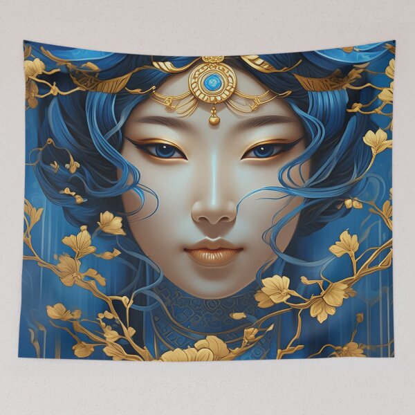 Item preview, Asian Goddess Portrait n°6 designed and sold by Grafik-Ai-Art.