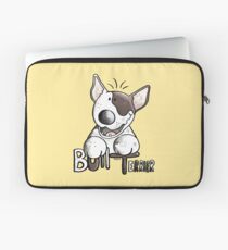 Funny Bull Terrier Comic - Dog - Dogs - Cartoon - Funny - Gift Laptop Sleeve