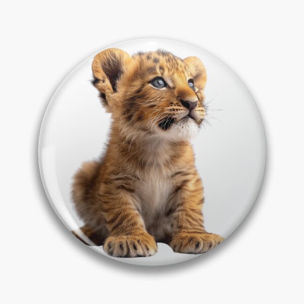 Item preview, Photorealistic Cute Tiger Cub designed and sold by HollywoodInked.