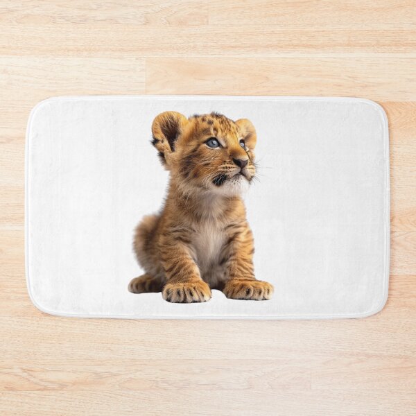 Item preview, Photorealistic Cute Tiger Cub designed and sold by HollywoodInked.