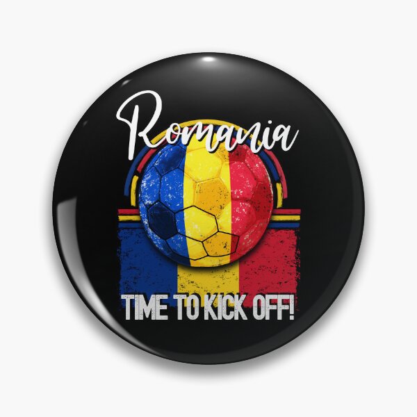 Item preview, Romania Football Time to Kick Off, Vintage Soccer designed and sold by orangeblue21.