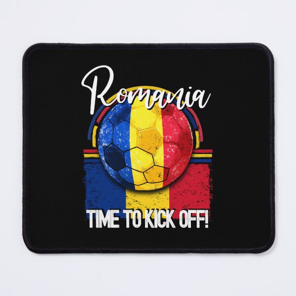 Item preview, Romania Football Time to Kick Off, Vintage Soccer designed and sold by orangeblue21.