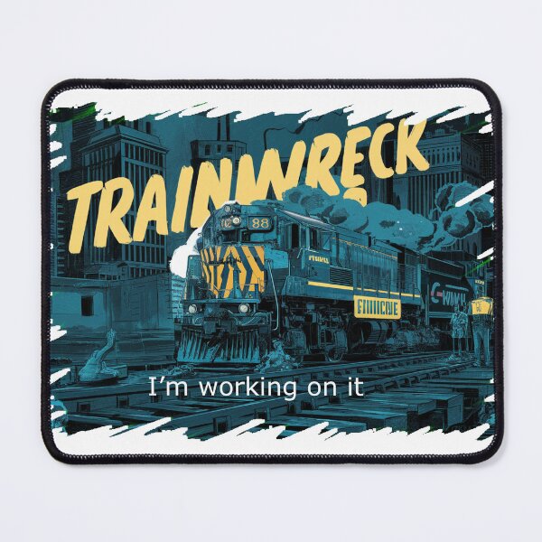 Item preview, Trainwreck - I'm working on it. designed and sold by LaughingProf.