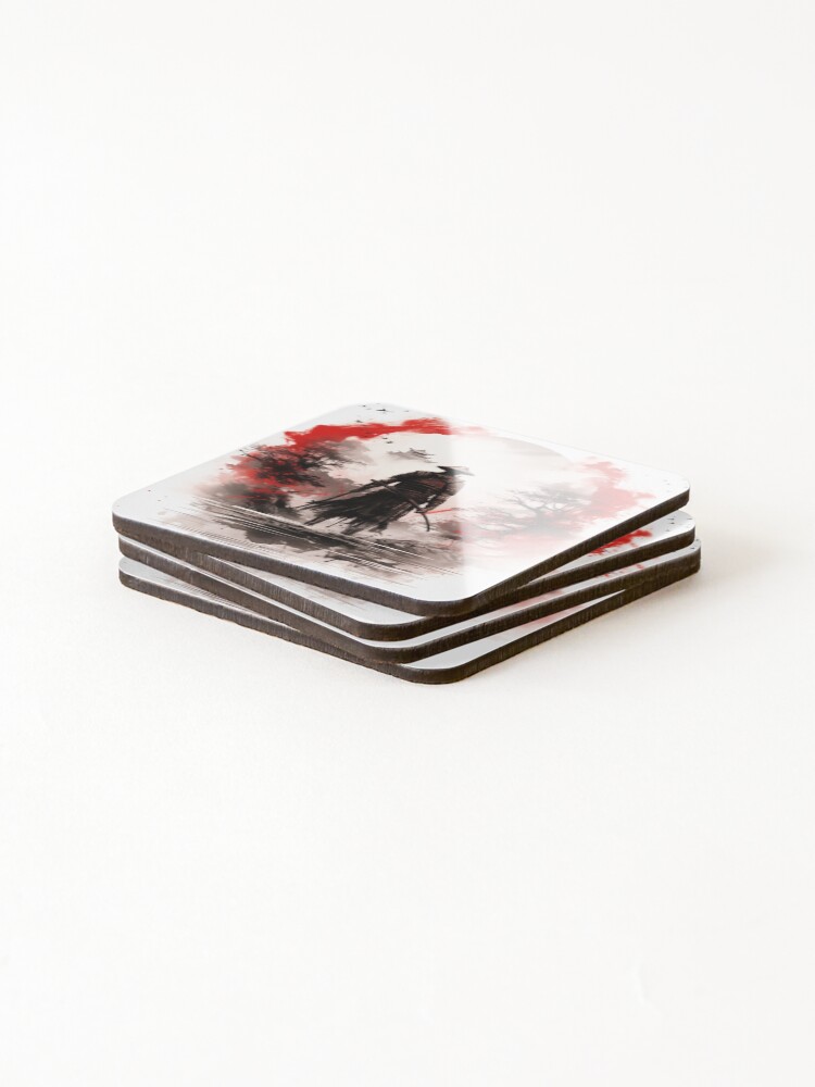 Thumbnail 4 of 5, Coasters (Set of 4), Samurai designed and sold by Rtymer.