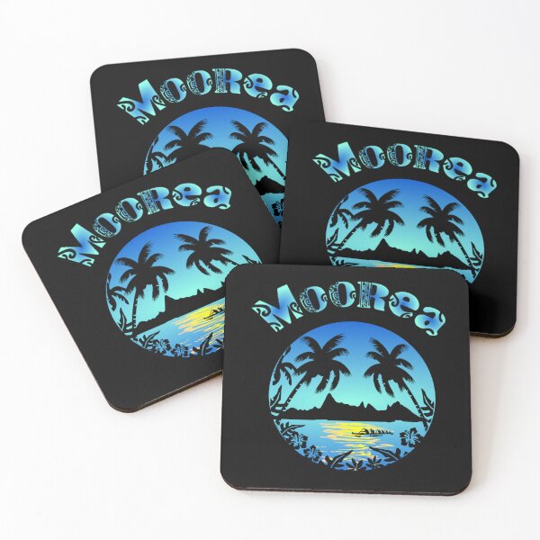 Item preview, MOOREA - (blue) designed and sold by Nesian-Tahiti.