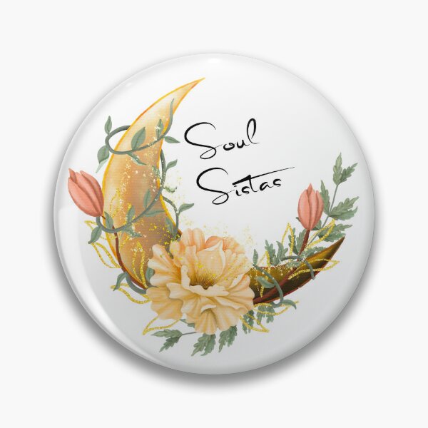 Item preview, Soul Sistas Boho Cresent Floral Moon designed and sold by WitchyGypsyCo.