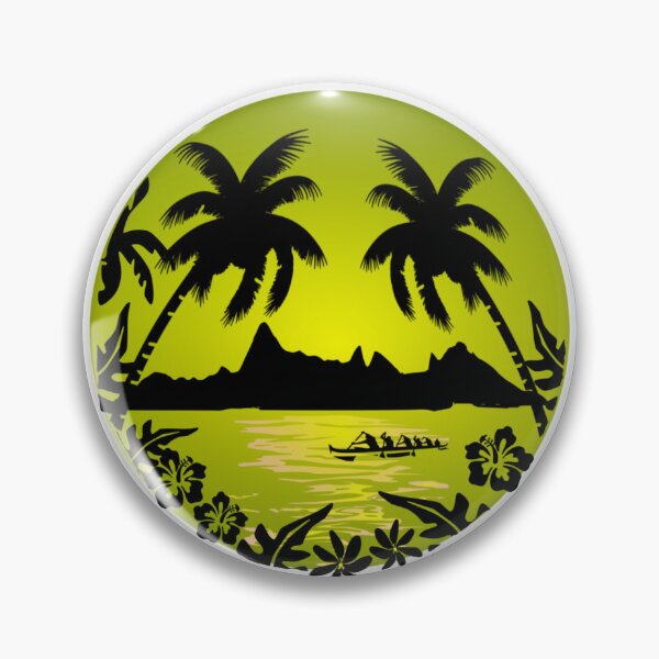 Item preview, MOOREA - (green) designed and sold by Nesian-Tahiti.
