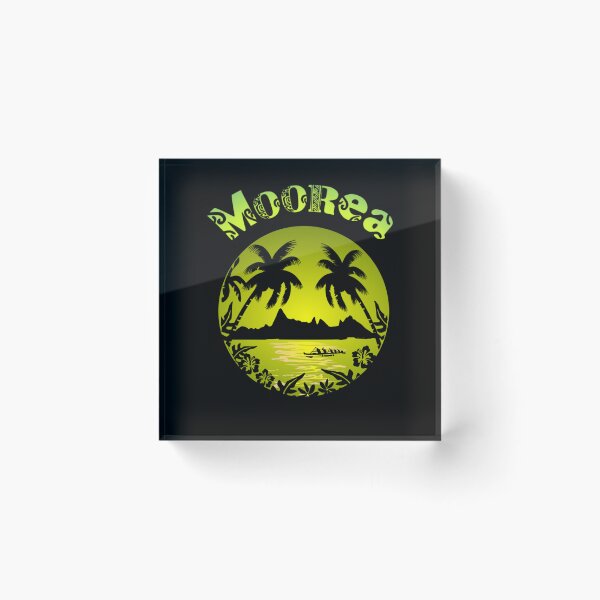 Item preview, MOOREA - (green) designed and sold by Nesian-Tahiti.