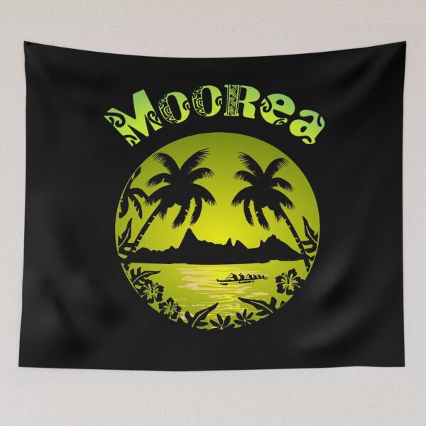 Item preview, MOOREA - (green) designed and sold by Nesian-Tahiti.