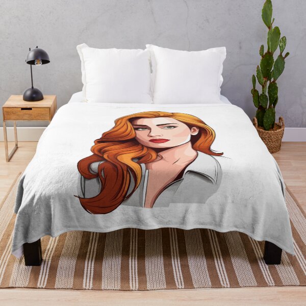 Item preview, Comic Book Redhead Woman Vector Art designed and sold by AestheticArtHub.