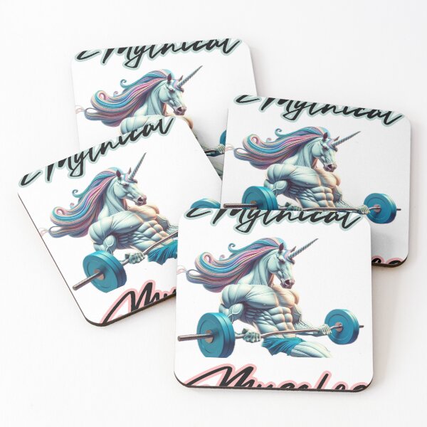 Item preview, Mythical Muscles Unicorn Swoll designed and sold by Aaron Makelky.