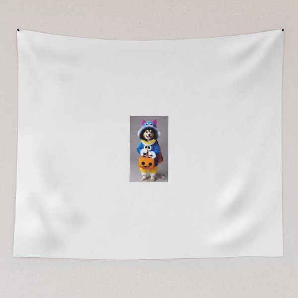 Item preview, Happy Dog in a Funny Costume #2 designed and sold by fabfunnyanimals.