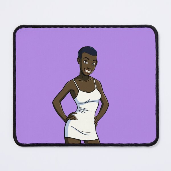 Item preview, CutiePie #6 - Black girl in white cocktail dress designed and sold by CutiePiesArt.