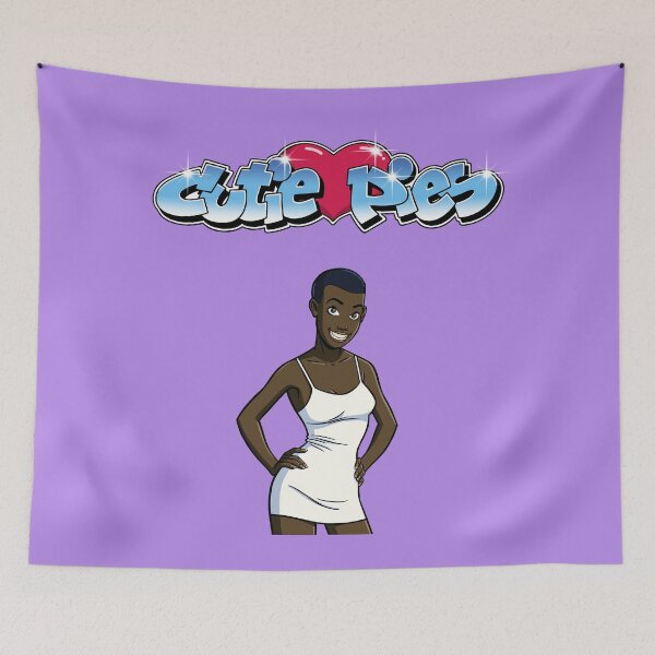 Item preview, CutiePie #6 - Black girl in white cocktail dress designed and sold by CutiePiesArt.