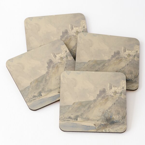 Artikelvorschau, Rheinfels und St. Goar von William Callow entworfen und verkauft von My Artprintz.